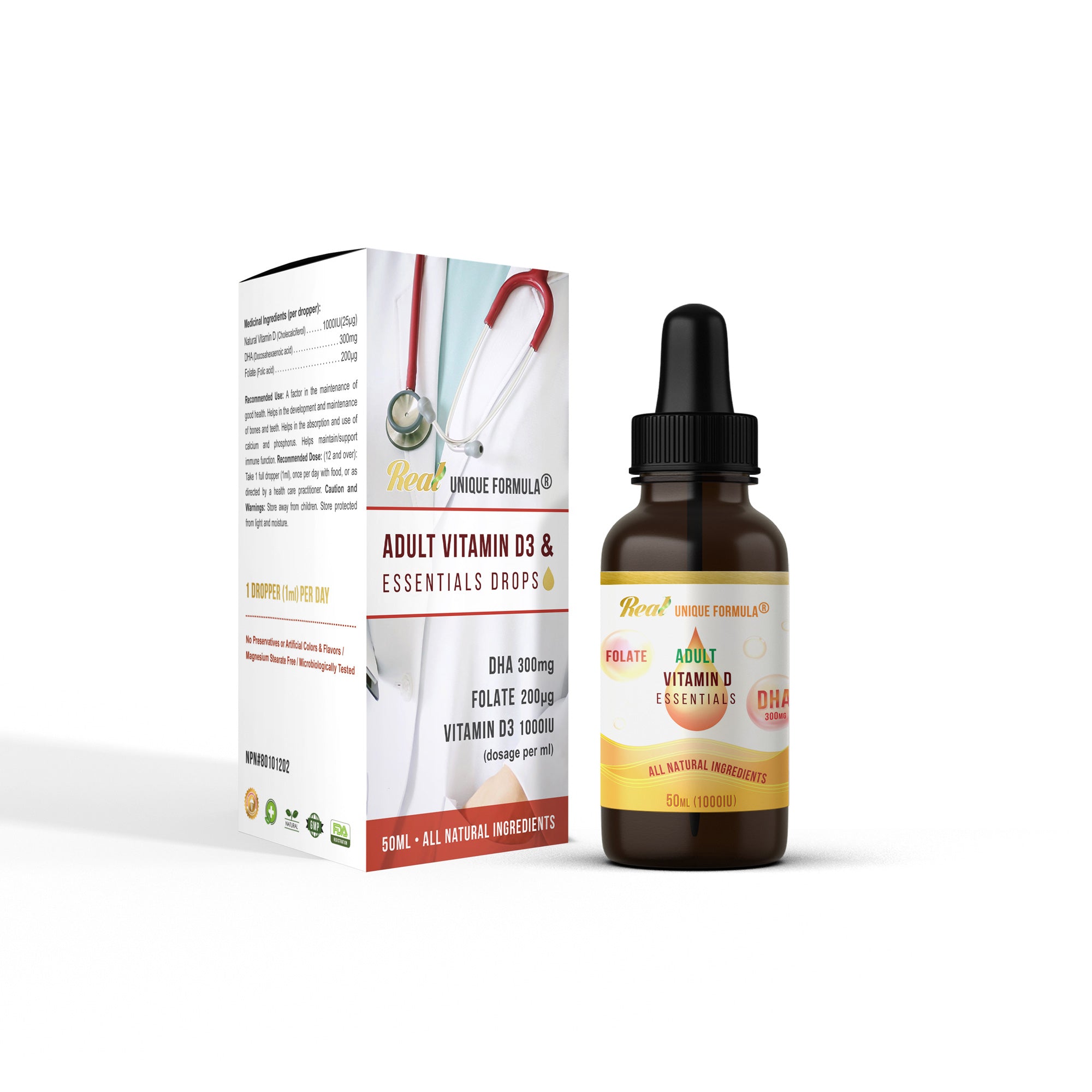 Adult Health Essentials Drop (Natural Peppermint Flavour) – Real House ...