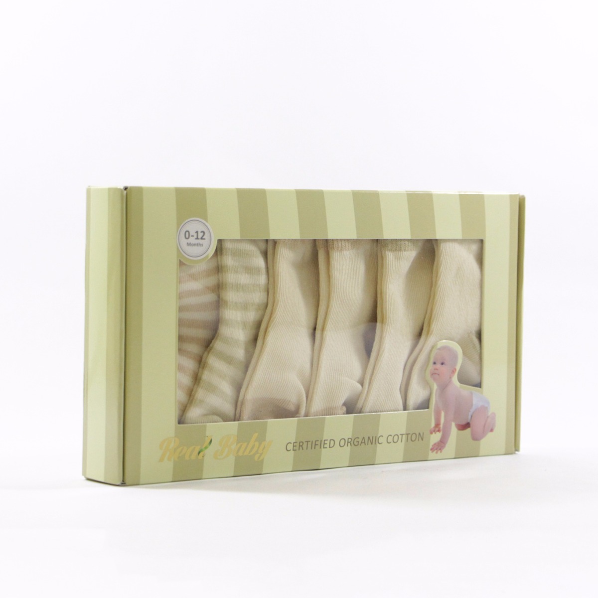 Real • Baby Organic Cotton Socks (6 Pairs)