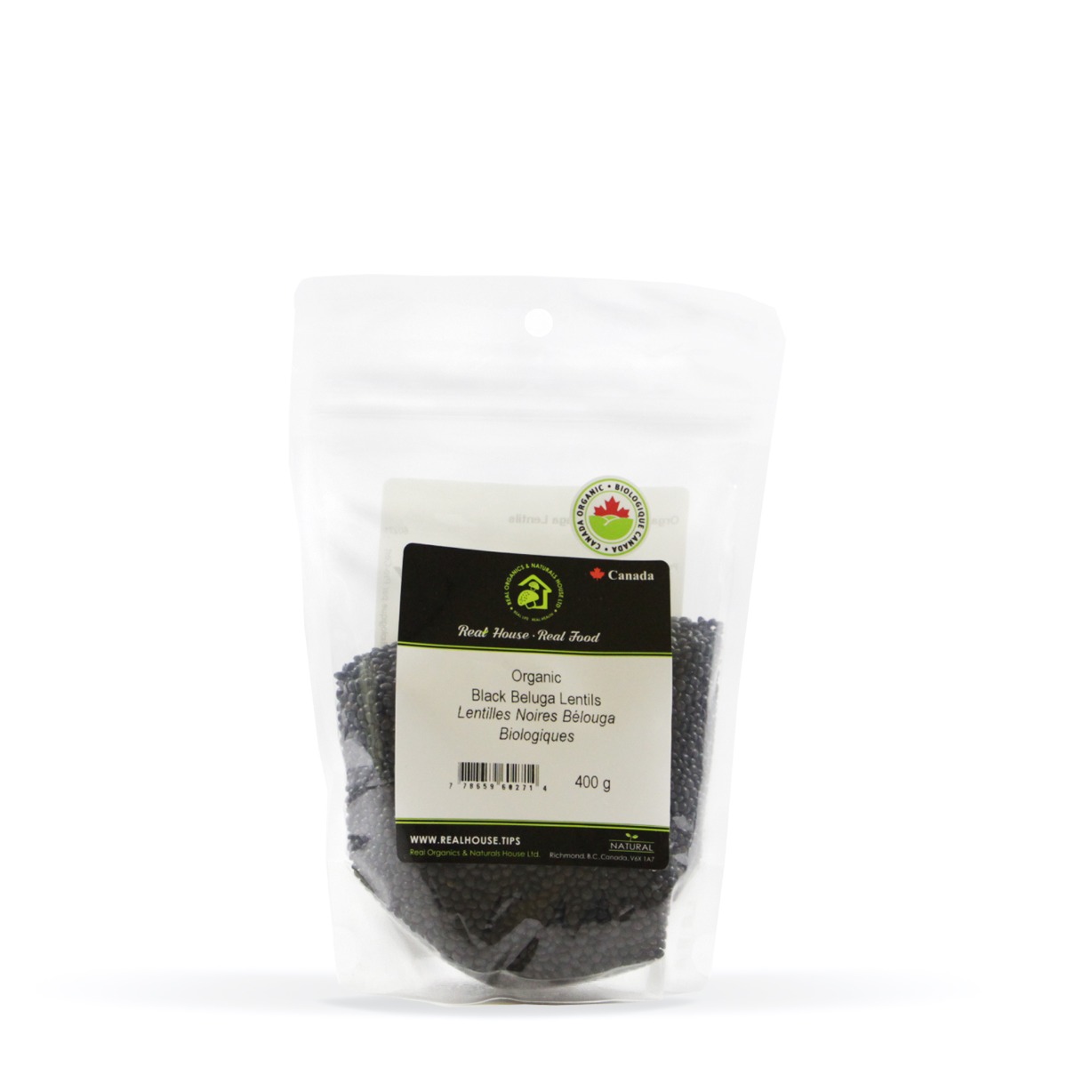 Real • Organic Black Beluga Lentils-0