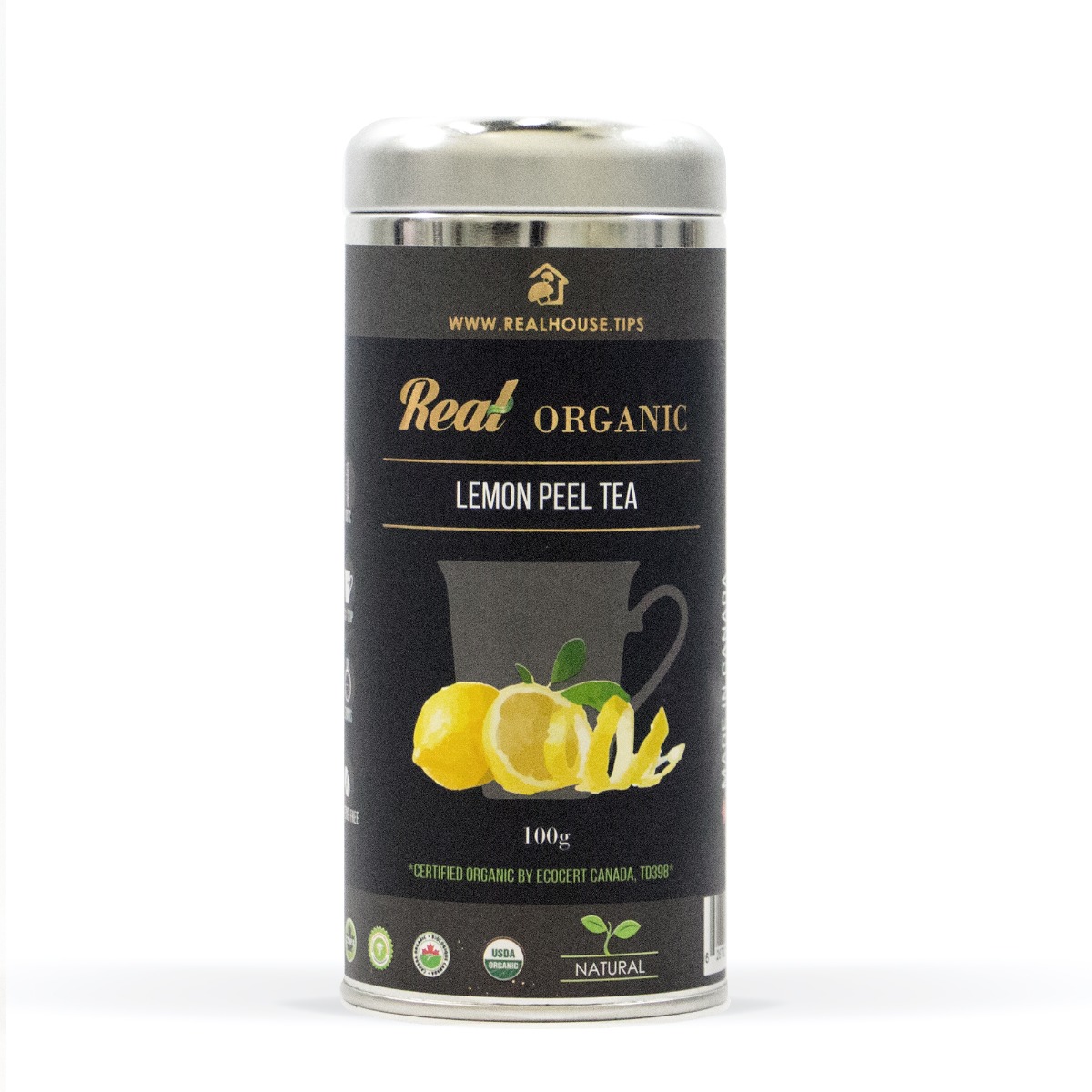 Real • Organic Lemon Peel Tea -0