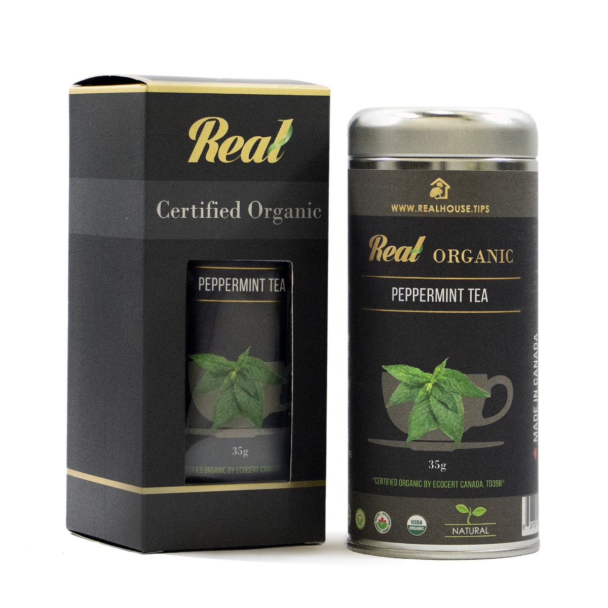 Real • Organic Peppermint Tea -626