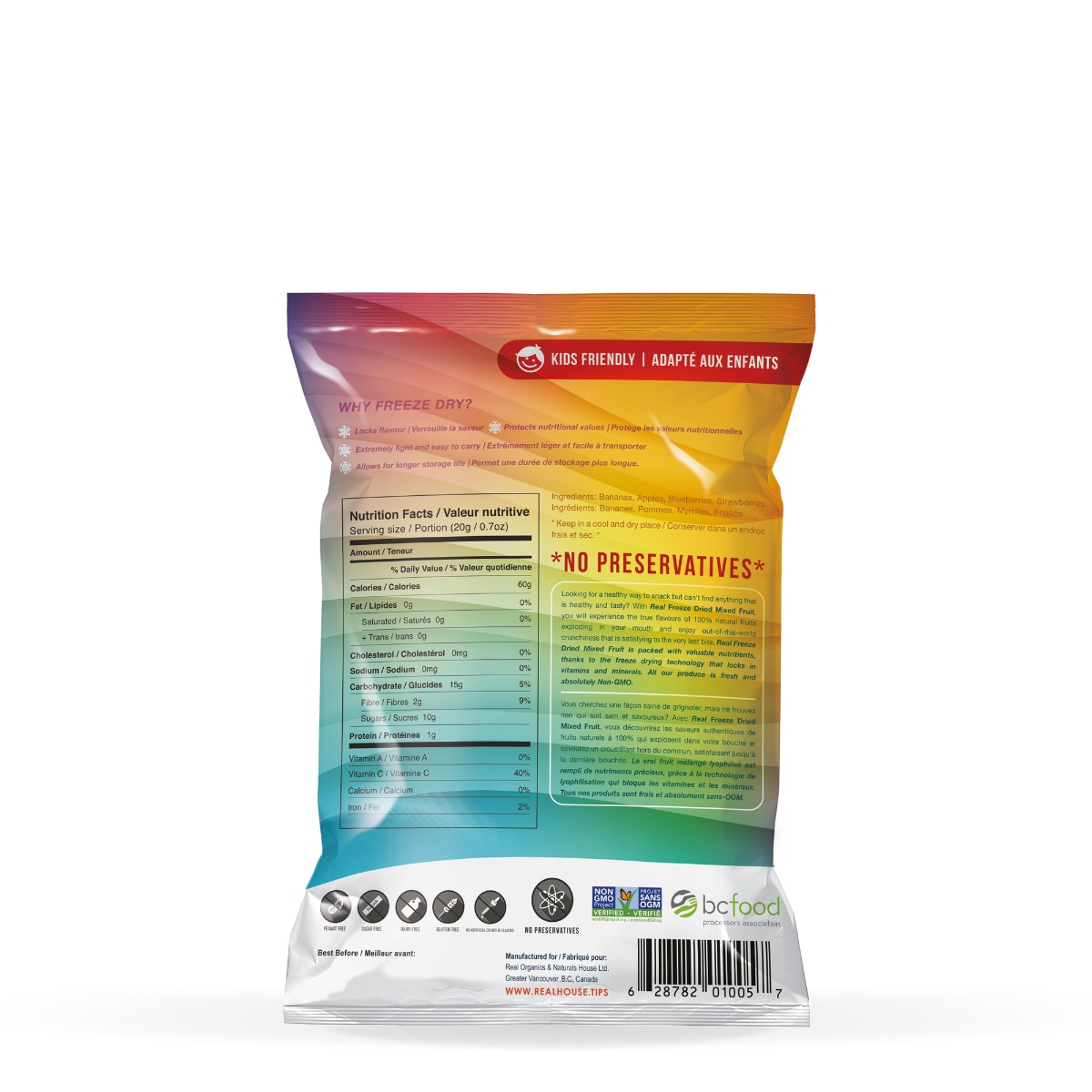 Real • Freeze Dried Mixed Fruits-886